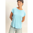 Relaxed Dolman Short Sleeve  Round Neck Top boho clothing, festival outfit, hippie style apparel | Elevated Hippie