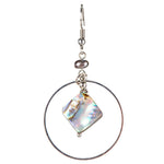 ABALONE SHELL HEMATITE BEADED EARRINGS - The Elevated Hippie
