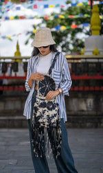 Tie Dye Fringe Crossbody Bag - The Elevated Hippie