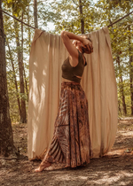 Boho Hand Dyed Palazzo Pants 🌿 Flowy Tie Dye Trousers | Adjustable Waist | Bodhi Style - The Elevated Hippie