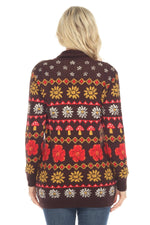 Fair Isle Mushroom Cardigan - The Elevated Hippie