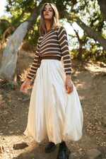 Solid Satin Skirt - The Elevated Hippie