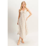 Ditsy Floral Print Sleeveless Midi Dress - The Elevated Hippie