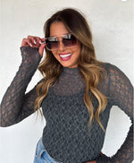 PREORDER- Jolie Lace Thumbhole Top - The Elevated Hippie