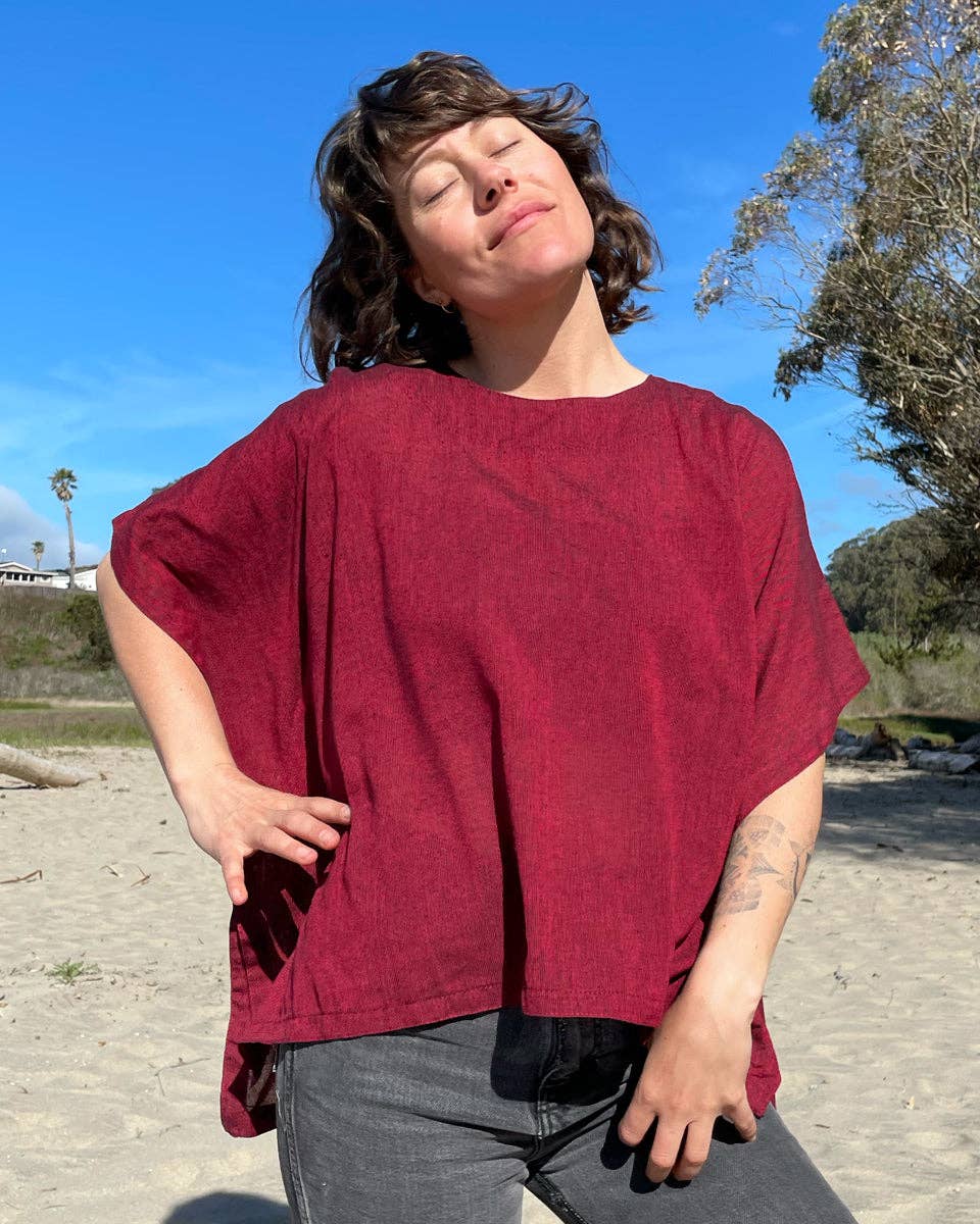 Solid Cotton Box Top boho clothing, festival outfit, hippie style apparel | Elevated Hippie