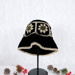 Crochet Flower Boho Hippie Bucket Hat - The Elevated Hippie