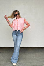 Vintage Floral Mesh Top - The Elevated Hippie