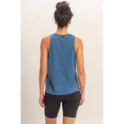 Mineral Washed Sleeveless Top boho clothing, festival outfit, hippie style apparel | Elevated Hippie