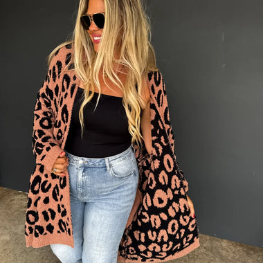 Cheetah Cloud Cardigan - The Elevated Hippie