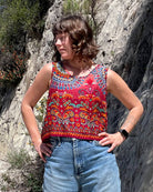 Shiva Mandala Tank Top boho clothing, festival outfit, hippie style apparel | Elevated Hippie