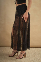 6798-LACE RHINESTONE SKIRT boho clothing, festival outfit, hippie style apparel | Elevated Hippie