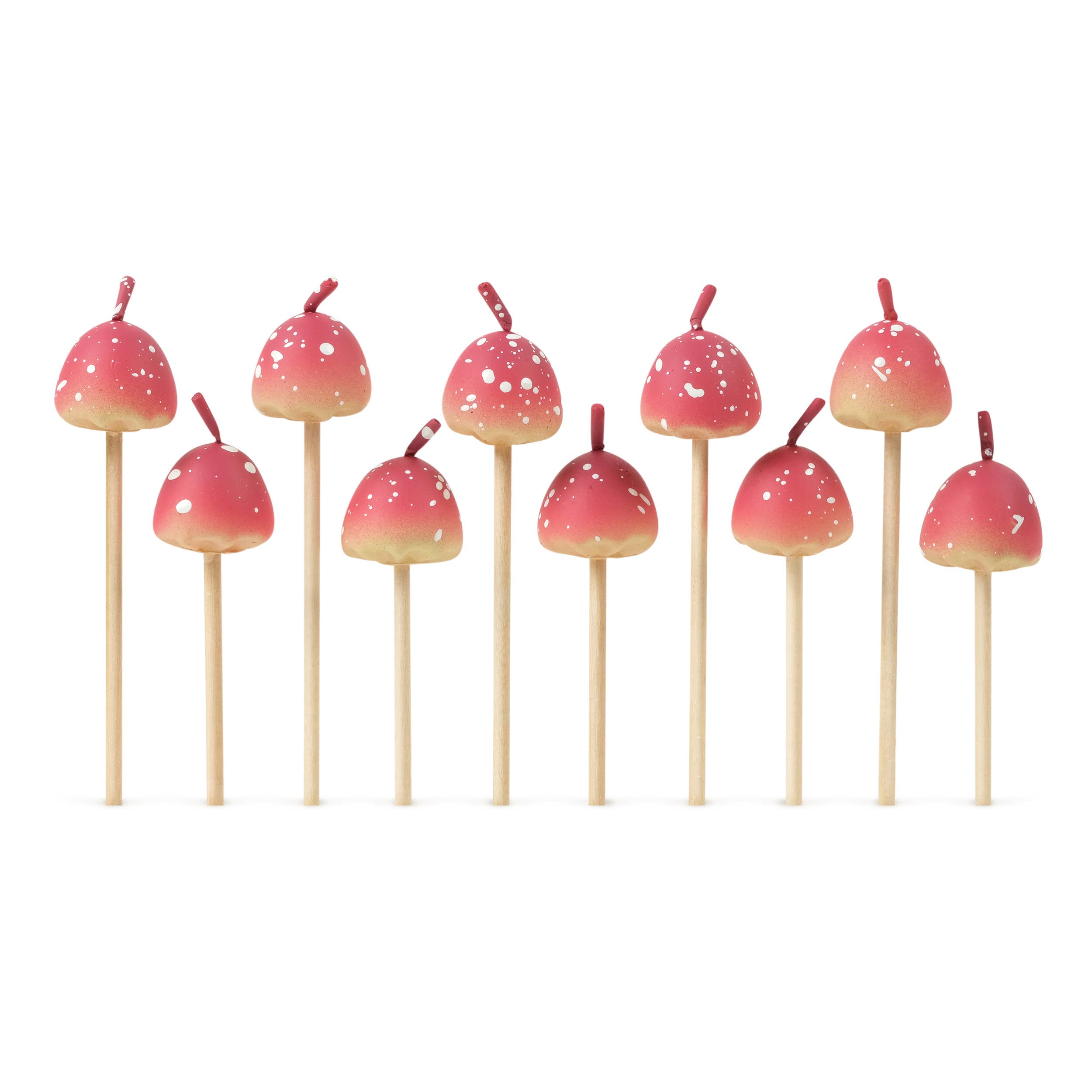 Fred & Friends Woodland Wicks Mushroom Birthday Candles – Set of 10 boho clothing, festival outfit, hippie style apparel | Elevated Hippie