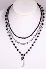 Abbie Necklace in Black - The Elevated Hippie
