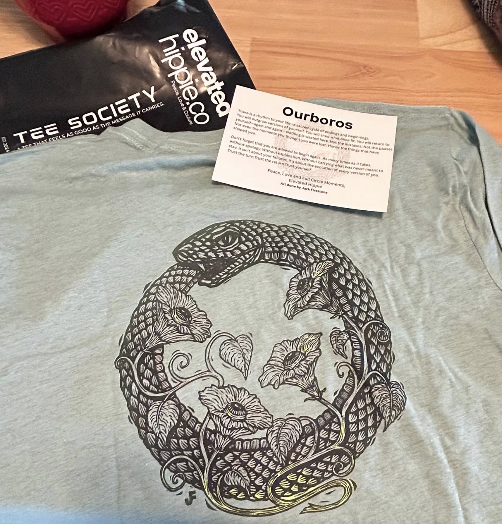 Elevated Hippie Tee Society Membership – Monthly Limited Edition T-Shirt + Free Gift – $32/Month boho clothing, festival outfit, hippie style apparel | Elevated Hippie