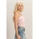 HYFVE - Strapless Lace Top With Elastic boho clothing, festival outfit, hippie style apparel | Elevated Hippie