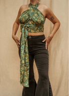 Multi-way Hippie Boho Wrap Halter Tie Top boho clothing, festival outfit, hippie style apparel | Elevated Hippie