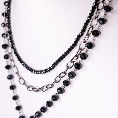 Abbie Necklace in Black - The Elevated Hippie
