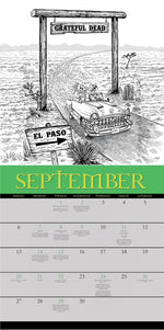 Grateful Dead 2026 Wall Calendar - The Elevated Hippie