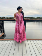 Boho Maxi Dress, Soft fabric -Case of Mixed Colors- boho clothing, festival outfit, hippie style apparel | Elevated Hippie