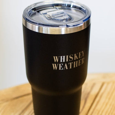 30oz Black Whiskey Weather Tumbler - The Elevated Hippie