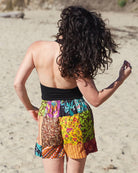 Patchwork Shorts boho clothing, festival outfit, hippie style apparel | Elevated Hippie