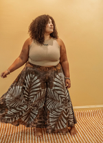 Boho Hand Dyed Palazzo Pants 🌿 Flowy Tie Dye Trousers | Adjustable Waist | Bodhi Style - The Elevated Hippie