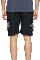 Yak & Yeti Men's Shorts With Pockets Om Print boho clothing, festival outfit, hippie style apparel | Elevated Hippie