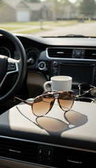Golden Hour Drive Aviator Sunglasses boho clothing, festival outfit, hippie style apparel | Elevated Hippie