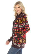 Fair Isle Mushroom Cardigan - The Elevated Hippie