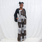 Patchwork Vibrant Wide Leg Cotton Jumpsuit - The Elevated Hippie