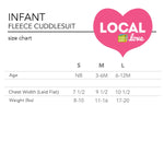 Personalized City Baby Fleece Romper - Someone Loves Me - The Elevated Hippie