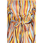 Lover Swirl-Print Tie-Front Romper boho clothing, festival outfit, hippie style apparel | Elevated Hippie
