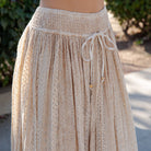 Young Threads - Prairie Dream Wanderer Skirt W/Shirred Elastic Midi Skirt boho clothing, festival outfit, hippie style apparel | Elevated Hippie