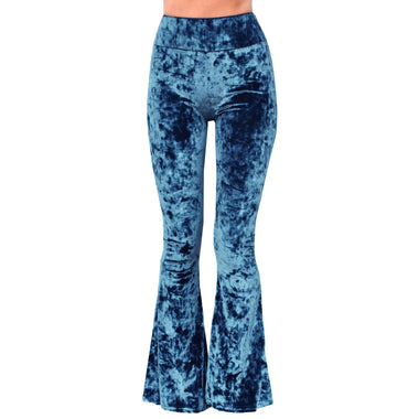 Velvet Bell Bottoms - Indigo - The Elevated Hippie