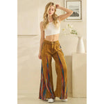 WASHED CORDUROY WIDE LEG PANTS- Relaxed Fit - The Elevated Hippie