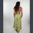 Hippie Boho Cotton Celestial TieDye Wide Leg Pant-blue boho clothing, festival outfit, hippie style apparel | Elevated Hippie