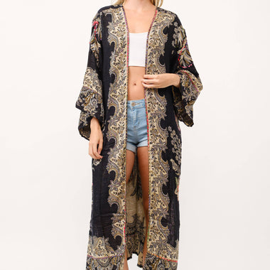 Effie Thick Stitch Duster - The Elevated Hippie