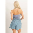 HYFVE - Strapless Lace Top With Elastic boho clothing, festival outfit, hippie style apparel | Elevated Hippie