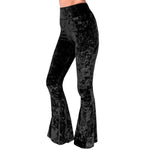 Velvet Bell Bottoms - Black - The Elevated Hippie