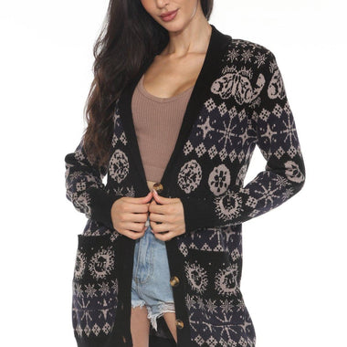 Fair Isle Celestial Cardigan - The Elevated Hippie
