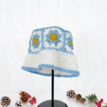 Crochet Flower Boho Hippie Bucket Hat - The Elevated Hippie