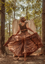 Boho Hand Dyed Palazzo Pants 🌿 Flowy Tie Dye Trousers | Adjustable Waist | Bodhi Style - The Elevated Hippie