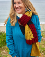 Long Color Block Scarf - The Elevated Hippie