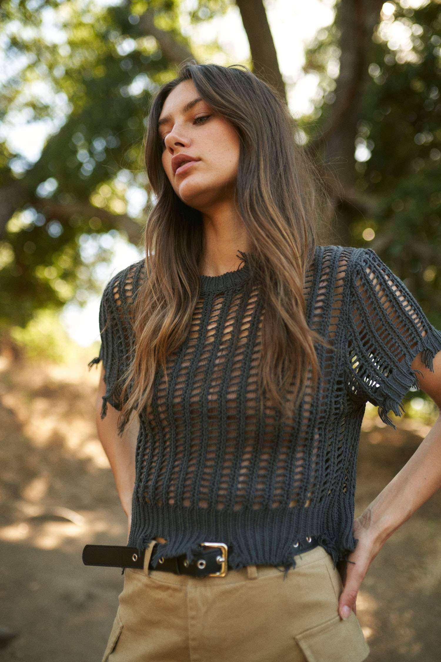 Crochet Cover Up Top boho clothing, festival outfit, hippie style apparel | Elevated Hippie