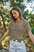 Crochet Cover Up Top boho clothing, festival outfit, hippie style apparel | Elevated Hippie