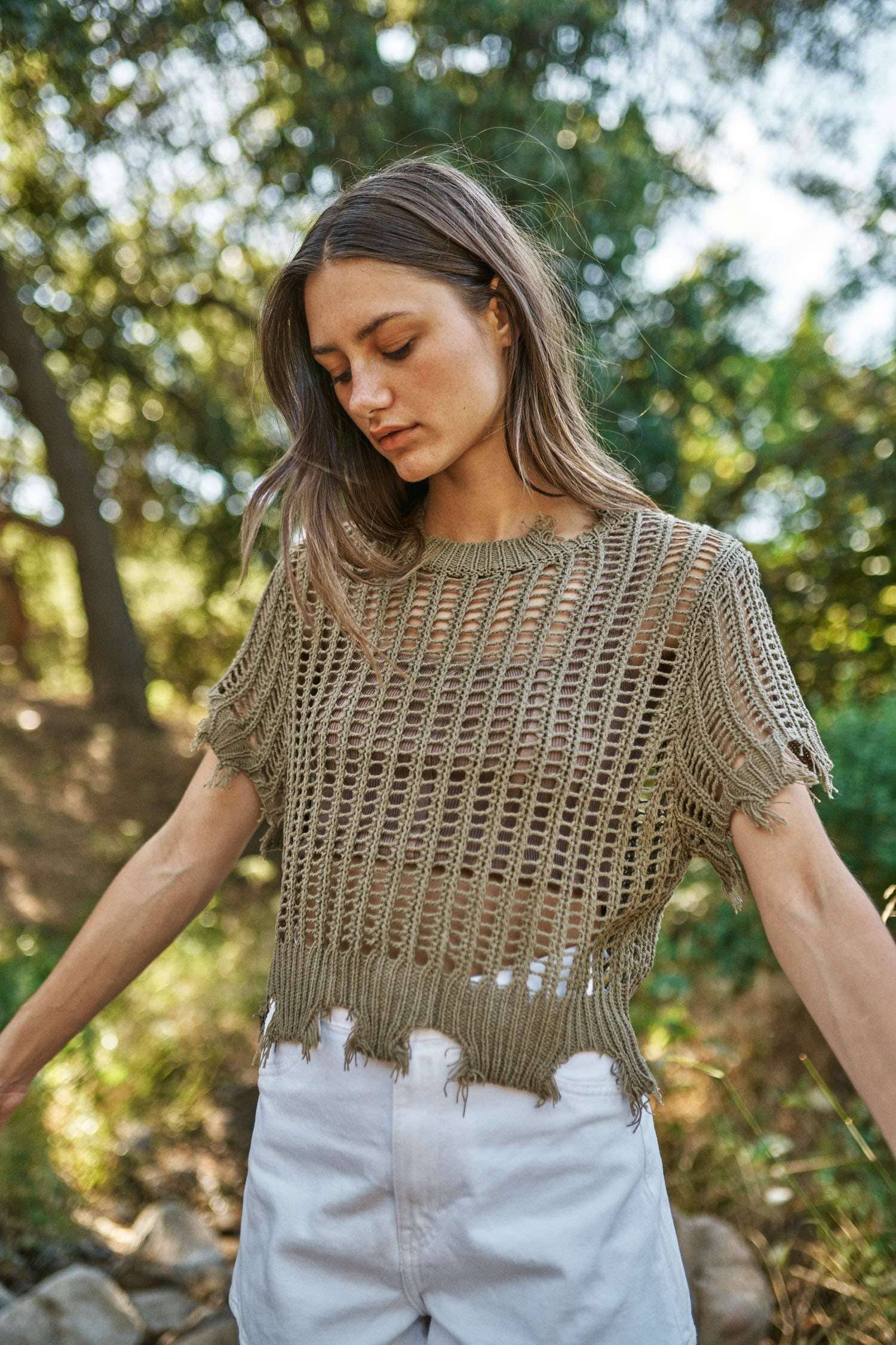 Crochet Cover Up Top boho clothing, festival outfit, hippie style apparel | Elevated Hippie