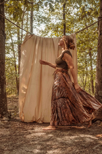 Boho Hand Dyed Palazzo Pants 🌿 Flowy Tie Dye Trousers | Adjustable Waist | Bodhi Style - The Elevated Hippie