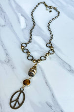 Chandler Necklace Gunmetal - The Elevated Hippie
