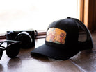 Caffiene & Gasoline -  Archie Trucker Hat boho clothing, festival outfit, hippie style apparel | Elevated Hippie