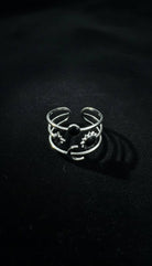 Midnight Cosmos Adjustable Ring boho clothing, festival outfit, hippie style apparel | Elevated Hippie